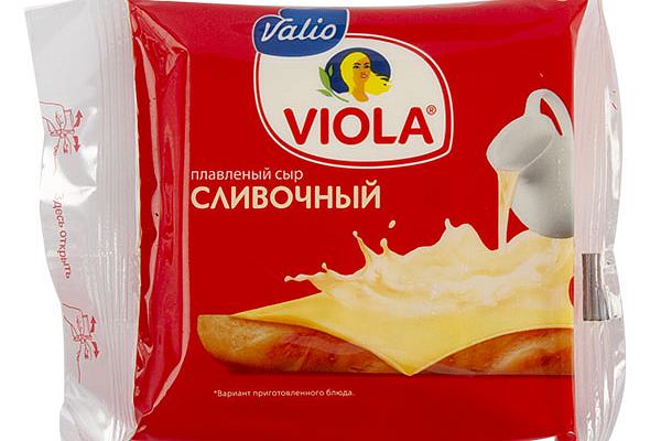  Сыр плавленый Viola сливочный 140 г в интернет-магазине продуктов с Преображенского рынка Apeti.ru