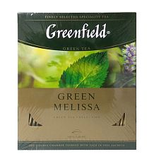 Чай зеленый Greenfield Green Melissa 100 пак